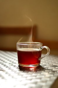 teacup with tea